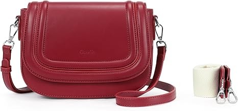CLUCI Small Purses for Women Trendy,Vegan leather Shoulder Bag Crossbody Bags for Women With 2 Shoulder Straps