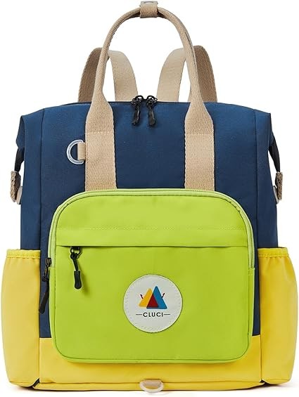 CLUCI Toddler Backpack For Boys, Toddler School Backpack For School & Travel, Small Kids Child Backpacks, Preschool Kindergarten Elementary Diaper bag Daycare Backpack For Kids 2-4