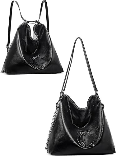 CLUCI Hobo bags Shoulder Bag handbags Backpack Purse for Women Leather Large Fashion Travel Convertible Multipurpose