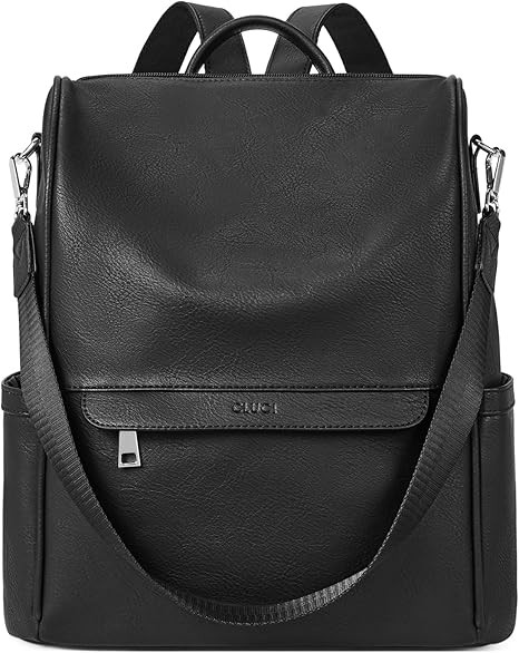 CLUCI Womens Backpack Purse PU Leather Anti-theft Large Fashion Designer Travel Bag Ladies Shoulder Bags