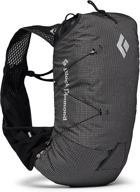 Black Diamond Unisex Distance 15-Liter Light & Fast Backpack for Trail Running, Black, Small