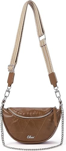 CLUCI Crossbody Bags for Women Fanny Pack Leather Sling Bag for Women Cross Body Bag for Woman Crossbody Bag Travel